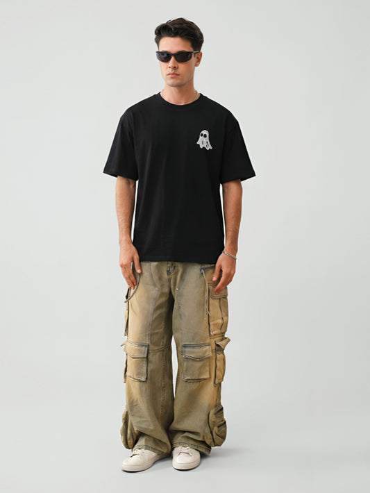 Ghoste Embroidery Oversized T-Shirt