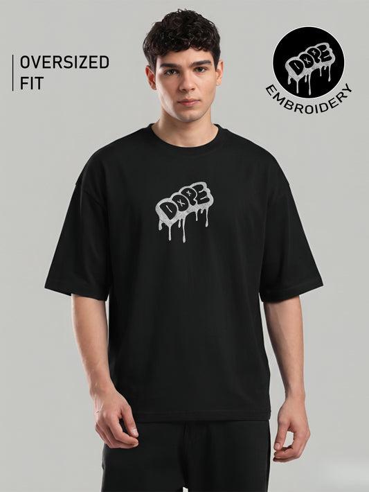 DOPE Embroidery Oversized T-Shirt