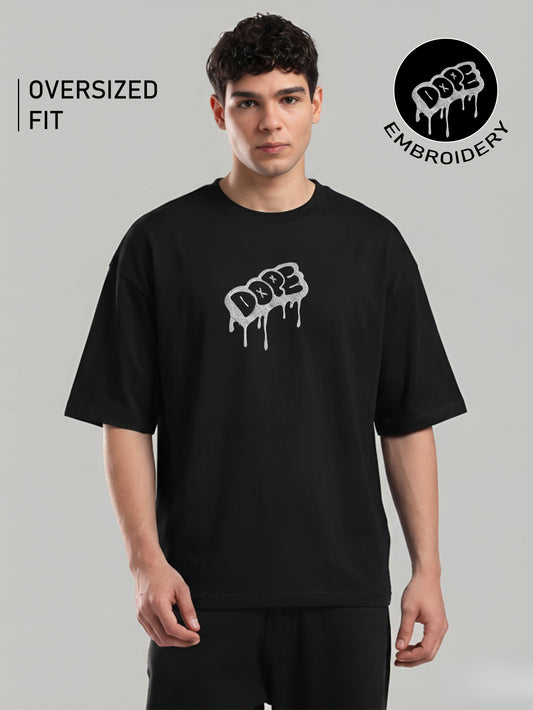 DOPE Embroidery Oversized T-Shirt