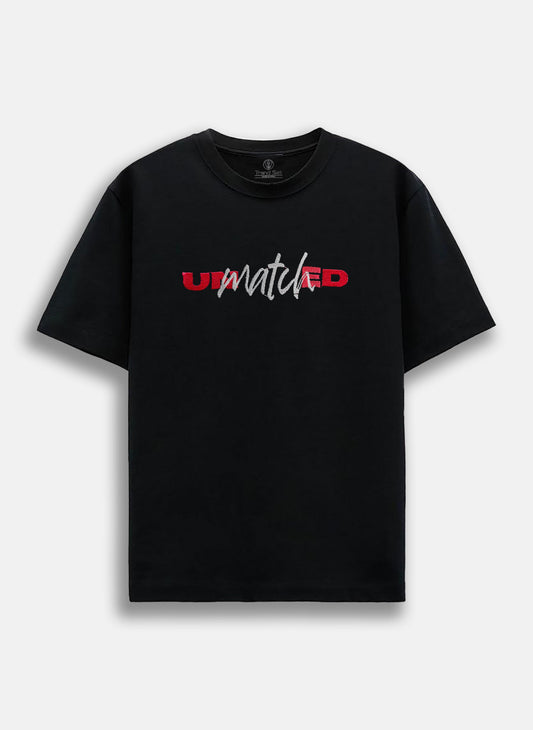 Unmatched Embroidery Oversized T-Shirt