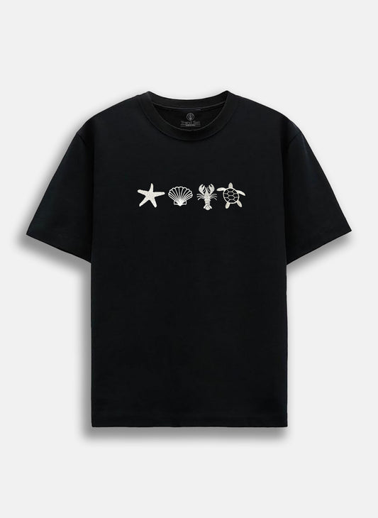 The Ocean Row Luxury Embroidered Oversized T-Shirt